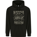 Blackhawk Uh60 Military Helicopter Army Mens Hoodie Black