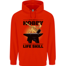 Blacksmith Life Post Apocalyptic Skill Childrens Kids Hoodie Bright Red