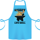 Blacksmith Life Post Apocalyptic Skill Cotton Apron 100% Organic Turquoise