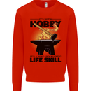 Blacksmith Life Post Apocalyptic Skill Kids Sweatshirt Jumper Bright Red