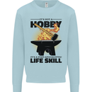 Blacksmith Life Post Apocalyptic Skill Kids Sweatshirt Jumper Light Blue