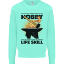 Blacksmith Life Post Apocalyptic Skill Kids Sweatshirt Jumper Peppermint