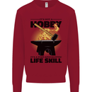Blacksmith Life Post Apocalyptic Skill Kids Sweatshirt Jumper Red