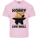Blacksmith Life Post Apocalyptic Skill Kids T-Shirt Childrens Light Pink