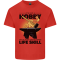 Blacksmith Life Post Apocalyptic Skill Kids T-Shirt Childrens Red
