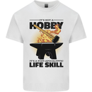 Blacksmith Life Post Apocalyptic Skill Kids T-Shirt Childrens White