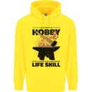 Blacksmith Life Post Apocalyptic Skill Mens 80% Cotton Hoodie Yellow