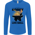 Blacksmith Life Post Apocalyptic Skill Mens Long Sleeve T-Shirt Royal Blue