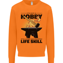 Blacksmith Life Post Apocalyptic Skill Mens Sweatshirt Jumper Orange