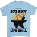 Blacksmith Life Post Apocalyptic Skill Mens T-Shirt 100% Cotton Light Blue