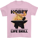 Blacksmith Life Post Apocalyptic Skill Mens T-Shirt 100% Cotton Light Pink