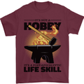 Blacksmith Life Post Apocalyptic Skill Mens T-Shirt 100% Cotton Maroon