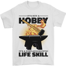 Blacksmith Life Post Apocalyptic Skill Mens T-Shirt 100% Cotton White