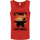 Blacksmith Life Post Apocalyptic Skill Mens Vest Tank Top Red