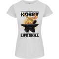 Blacksmith Life Post Apocalyptic Skill Womens Petite Cut T-Shirt White