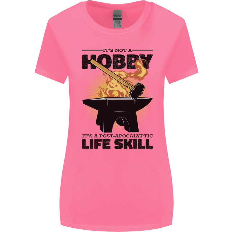 Blacksmith Life Post Apocalyptic Skill Womens Wider Cut T-Shirt Azalea