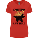 Blacksmith Life Post Apocalyptic Skill Womens Wider Cut T-Shirt Red