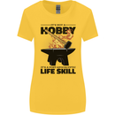 Blacksmith Life Post Apocalyptic Skill Womens Wider Cut T-Shirt Yellow