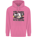 Blacksmith the Forge is Strong With This One Childrens Kids Hoodie Azalea