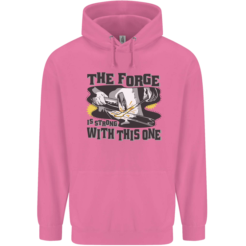 Blacksmith the Forge is Strong With This One Childrens Kids Hoodie Azalea