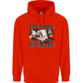 Blacksmith the Forge is Strong With This One Childrens Kids Hoodie Bright Red