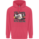 Blacksmith the Forge is Strong With This One Childrens Kids Hoodie Heliconia