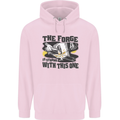 Blacksmith the Forge is Strong With This One Childrens Kids Hoodie Light Pink