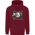 Blacksmith the Forge is Strong With This One Childrens Kids Hoodie Maroon