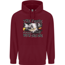 Blacksmith the Forge is Strong With This One Childrens Kids Hoodie Maroon