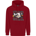 Blacksmith the Forge is Strong With This One Childrens Kids Hoodie Red