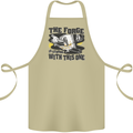 Blacksmith the Forge is Strong With This One Cotton Apron 100% Organic Khaki