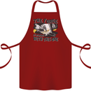 Blacksmith the Forge is Strong With This One Cotton Apron 100% Organic Maroon