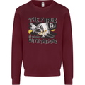 Blacksmith the Forge is Strong With This One Kids Sweatshirt Jumper Maroon