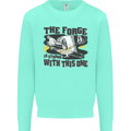 Blacksmith the Forge is Strong With This One Kids Sweatshirt Jumper Peppermint