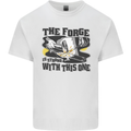 Blacksmith the Forge is Strong With This One Kids T-Shirt Childrens White