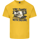 Blacksmith the Forge is Strong With This One Kids T-Shirt Childrens Yellow