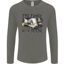 Blacksmith the Forge is Strong With This One Mens Long Sleeve T-Shirt Charcoal