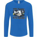 Blacksmith the Forge is Strong With This One Mens Long Sleeve T-Shirt Royal Blue