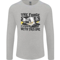 Blacksmith the Forge is Strong With This One Mens Long Sleeve T-Shirt Sports Grey