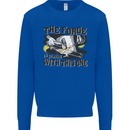 Blacksmith the Forge is Strong With This One Mens Sweatshirt Jumper Royal Blue