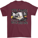 Blacksmith the Forge is Strong With This One Mens T-Shirt 100% Cotton Maroon