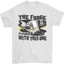 Blacksmith the Forge is Strong With This One Mens T-Shirt 100% Cotton White