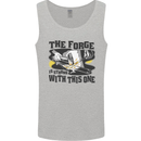 Blacksmith the Forge is Strong With This One Mens Vest Tank Top Sports Grey