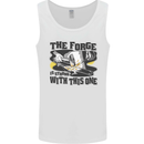 Blacksmith the Forge is Strong With This One Mens Vest Tank Top White