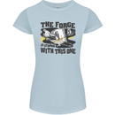 Blacksmith the Forge is Strong With This One Womens Petite Cut T-Shirt Light Blue