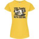 Blacksmith the Forge is Strong With This One Womens Petite Cut T-Shirt Yellow