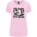 Blacksmith the Forge is Strong With This One Womens Wider Cut T-Shirt Light Pink