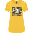 Blacksmith the Forge is Strong With This One Womens Wider Cut T-Shirt Yellow