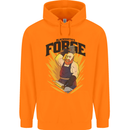 Blacksmiths Forge Childrens Kids Hoodie Orange