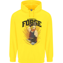 Blacksmiths Forge Childrens Kids Hoodie Yellow